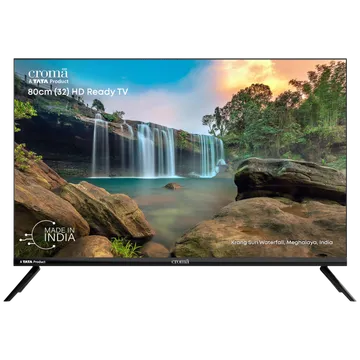 Croma (32 inch) HD Ready LED TV with Bezel Less Display (2023 model)