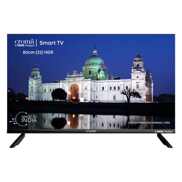 Croma (32 inch) HD Ready LED Smart TV with Bezel Less Display (2023 model)