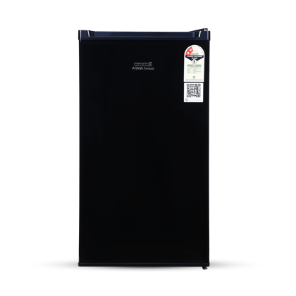 Croma 84 Litres 2 Star Direct Cool Single Door Refrigerator with Reversible Door (Black)