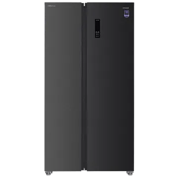 Croma 563 Litres Frost Free Side by Side Refrigerator with Multi Airflow System (Black Inox)