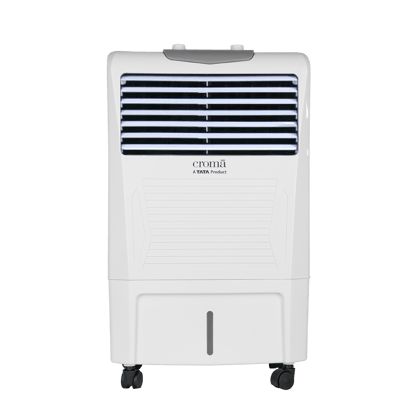 Croma AZ24 24 Litres Personal Air Cooler (Anti-bacterial Honeycomb Pad & Tank, White & Grey)