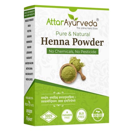 Attar Ayurveda Natural Henna powder (200 gm)