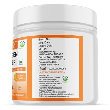 Labyrinth Skin Radiance Collagen Supplement_ORANGE_200g