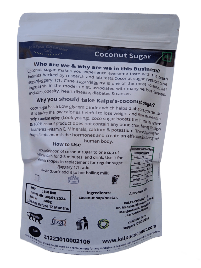 Kalpa Coconut Sugar 500g : Sweeten Naturally-Unbeatable Flavor