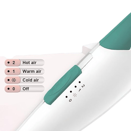 1800W Foldable Handle Professional Stylish Hair Dryer With Hot and Cold Setting Hair Dryer  (1800 W, Green)