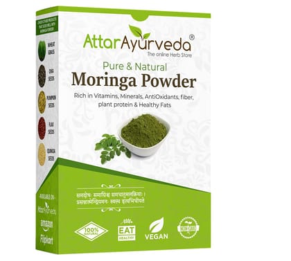 Attar Ayurveda Pure Moringa Leaf Powder - 200g
