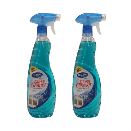 We Shine Glass and Surface Cleaner Liquid | Quickly Removes Grime & Dirt Glass Cleaners Liquid (750 ML.) (2)