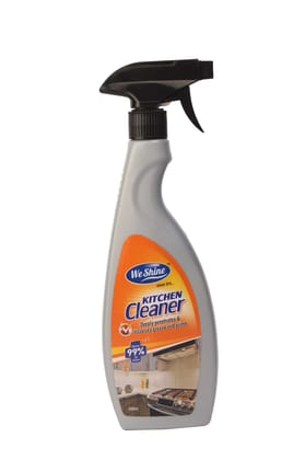 We Shine Kitchen Power Cleaner Liquid Spray | Kills 99% germs | Removes Grease, Dirt & Tough Stains - 500 Ml