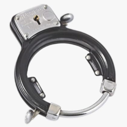 Harrison Cycle Fitting Lock with 2 Key/Powder Coated Black / 7 Lever Security, Durable, Along with Fitting Manual Cycle Frame Lock