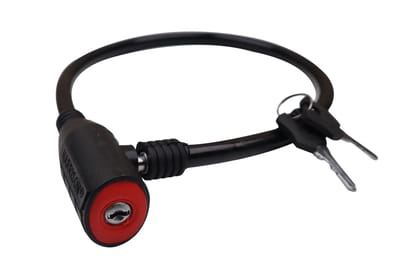 Harrison Heavy Duty Cable Lock Anti-Theft Safety Lock with 2 Keys for Helmet, Cycle & Bicycle