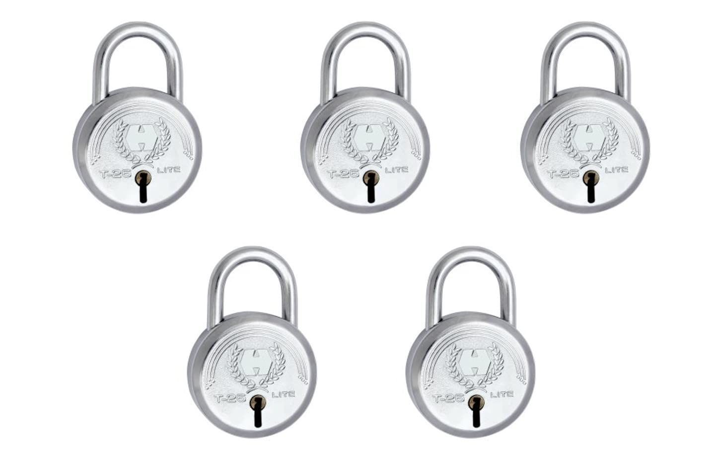 Harrison T-26 LITE/BCP-0532 Six levers and 40MM Body Padlock with 3 (Pack of 5)