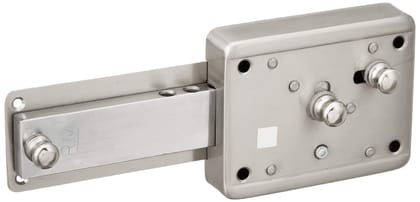 Harrison H-0295 Iron Nine Lever Godown Lock piece (Silver)