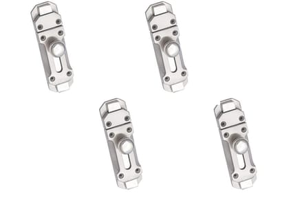 Harrison H-23672_PK4 Zinc Door Latch (Silver, Pack of 4)