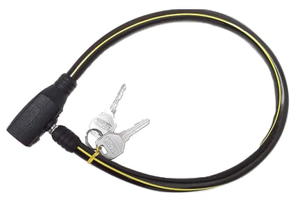 Harrison 0194 Cycle Cable Lock 5 Lever? Heavy Duty Cable Lock?Cable Coil Anti Theft Multipurpose Lock with 2 Security Keys for Bike, Bicycle, Motorcycle, Luggage and Helmet (Pack of 2)