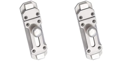 Harrison H-23672_PK2 Zinc Door Latch (Silver, Pack of 2)