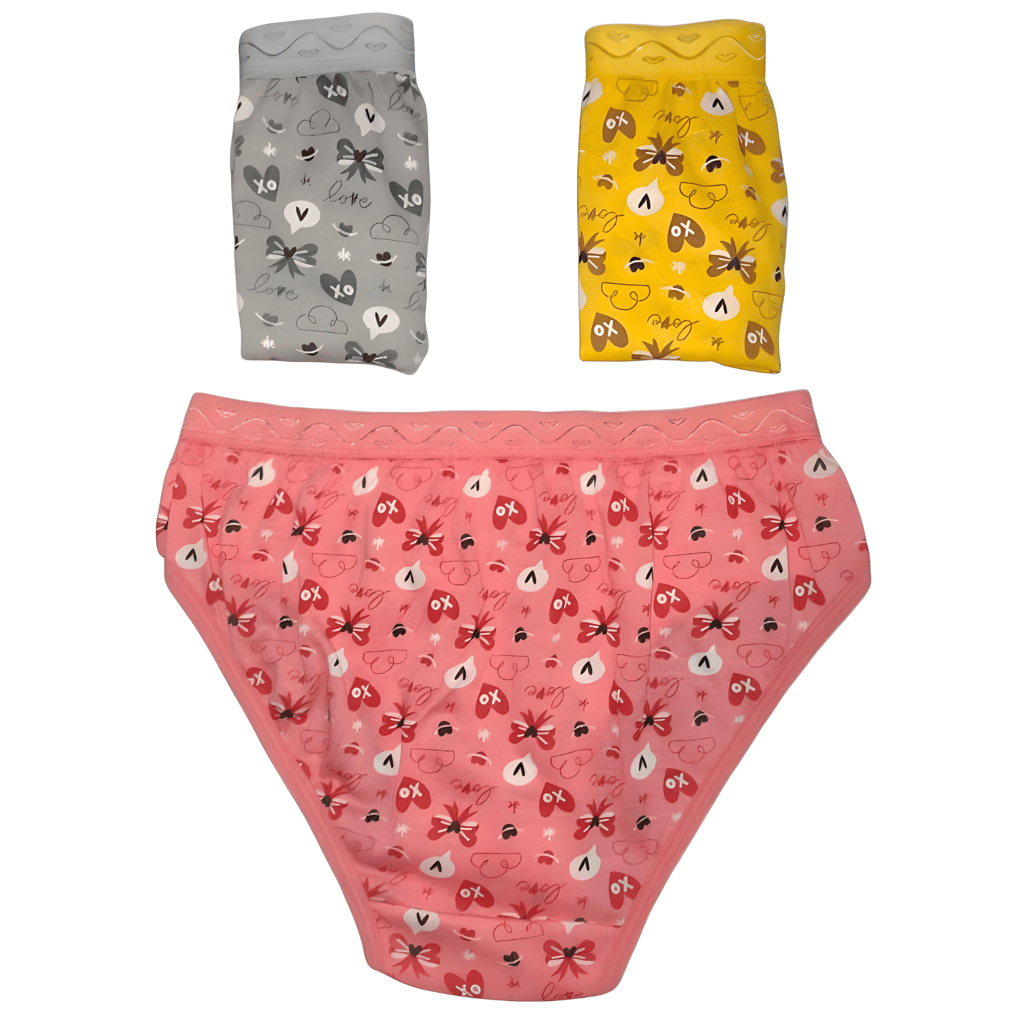 Maxolity® Women Panty Combo Hipster Innerwear Soft Stretchable Panties multicolour,panties for women & Girl Cotton pack of 3