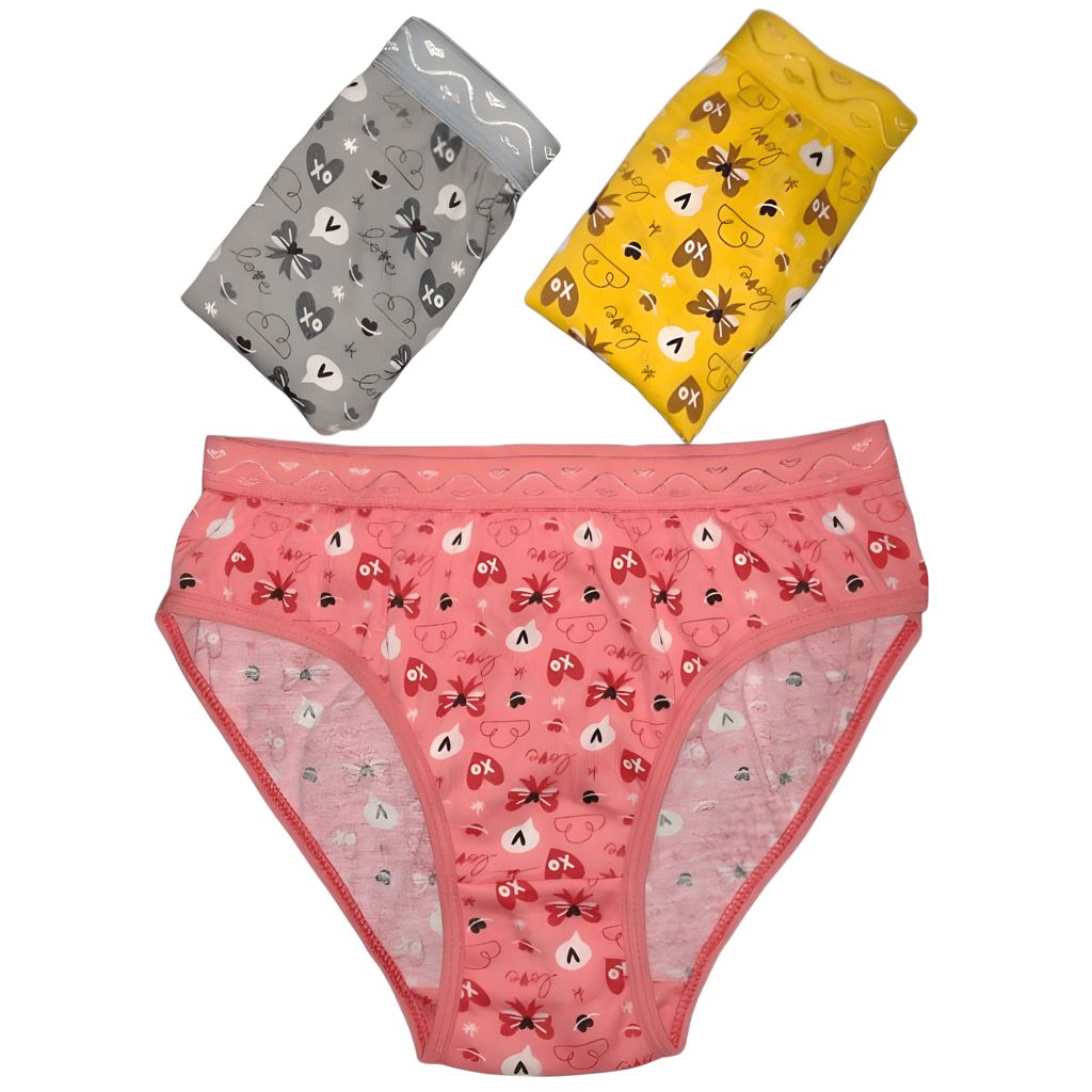 Maxolity® Women Panty Combo Hipster Innerwear Soft Stretchable Panties multicolour,panties for women & Girl Cotton pack of 3