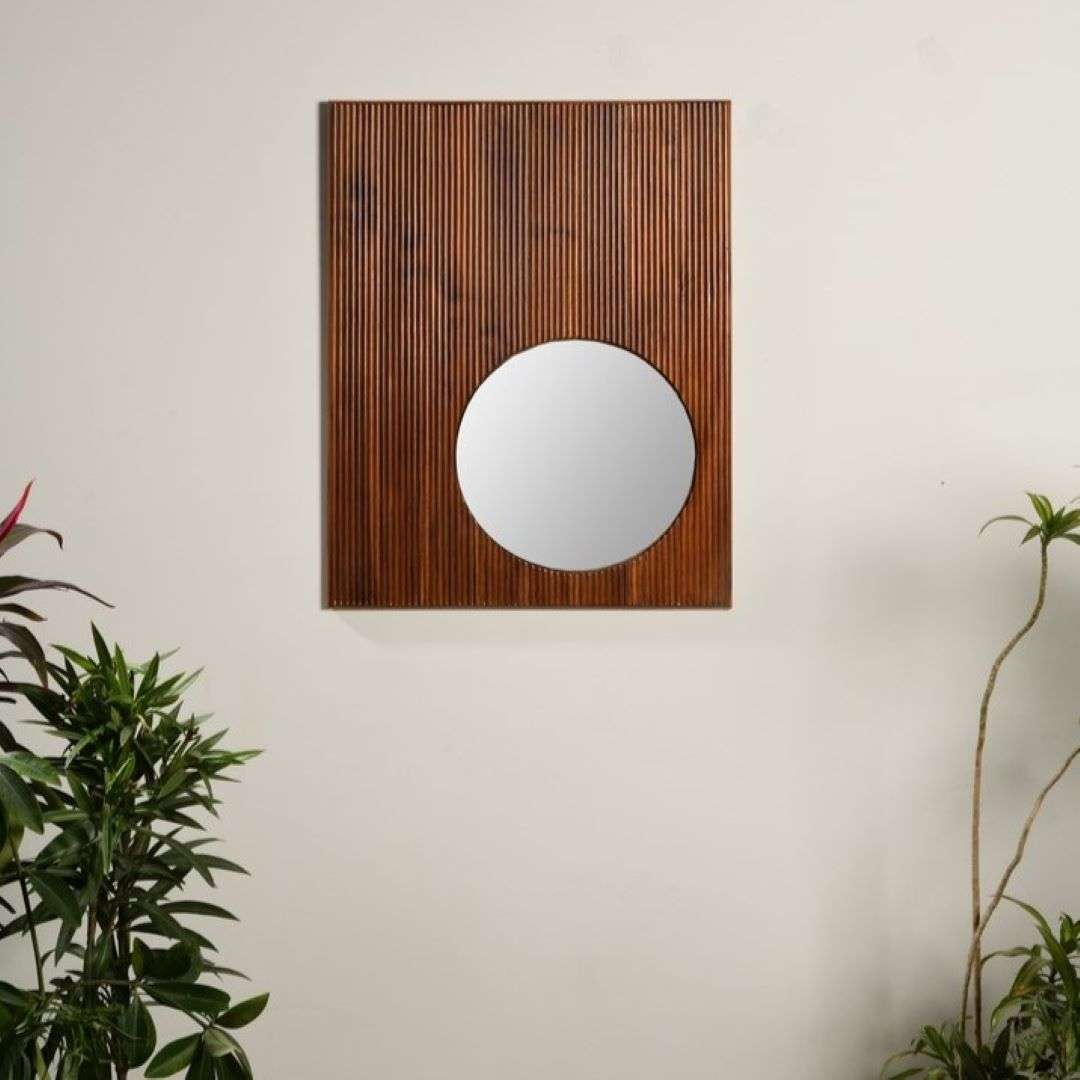 Focal Teak Wall Mirror