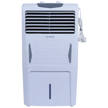 Croma AZ40 40 Litres Personal Air Cooler (Anti-bacterial Honeycomb Pad & Tank, White & Grey)