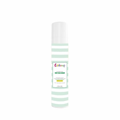 Kiddums Baby Face Cream | Hydrating Moisturizer for Face | Ultra-lightweight, gel-cream | With Aloevera, Carrot Oil & Red Rasberry Face Moisturizer for Dry Skin, Oil-Free - 50Ml