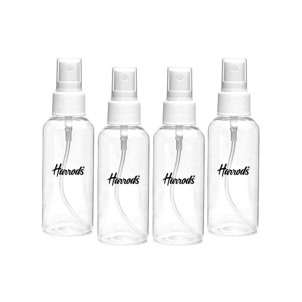 HARRODS Empty Bottle Travel Size Portable Small Hand Sanitizer Dispenser Bottles, Refillable Clear Instant Foaming Bottles for Hand Lotion Shampoo 50ml (4Pcs)