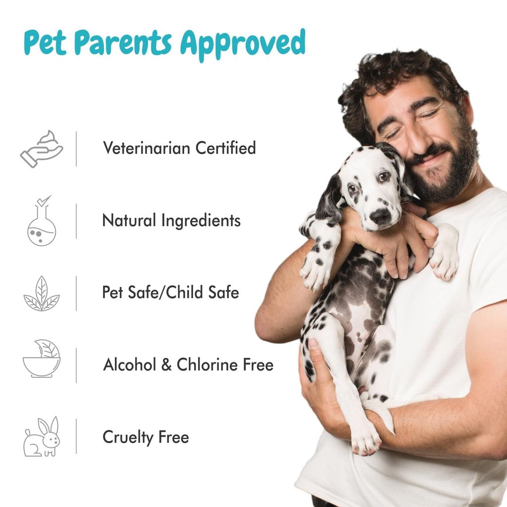 Bscly Dog Paw Cleaner for Dogs and Cats, Magic Foam - Clean Paws No-Rinse Foaming Cleanser-Dry Shampoo, Silicone Brush for Dogs Cats Feet Cleaning - 150ml