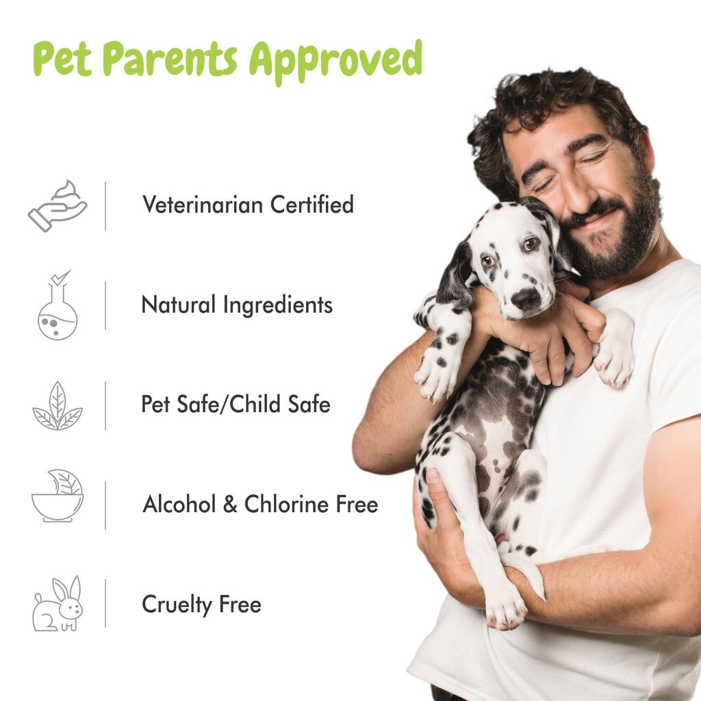 Bscly Dry Bath Foaming Shampoo with Tea Tree | Dog Shampoo for Pomeranian, Shih tzu Puppy, German Shepherd, Labrador & Golden Retriever, Dogs Shampoo | 120ml