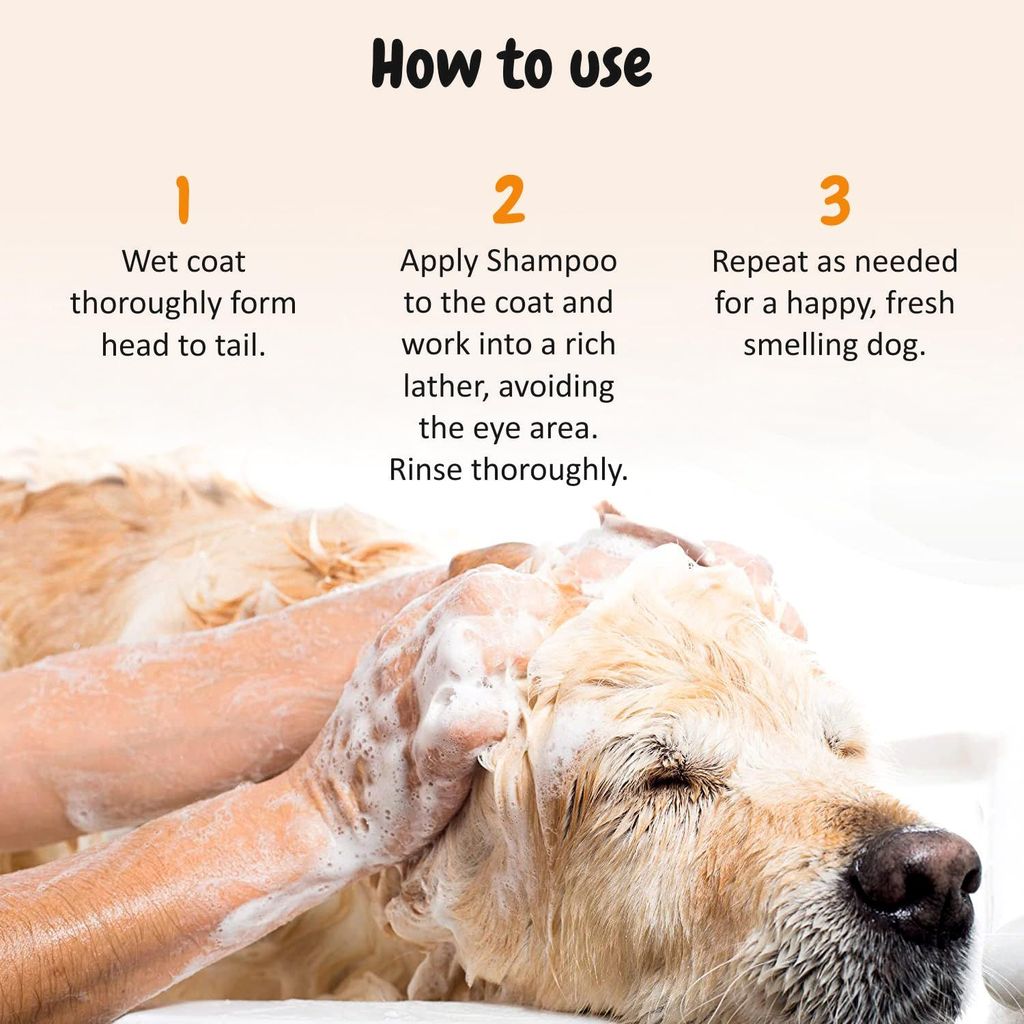 Trespaws Tick & Flea Dog Shampoo with Eucalyptus & Lemongrass | Dog Shampoo for Pomeranian, Shih tzu Puppy, German Shepherd, Labrador & Golden Retriever, Dogs Shampoo | 200ml