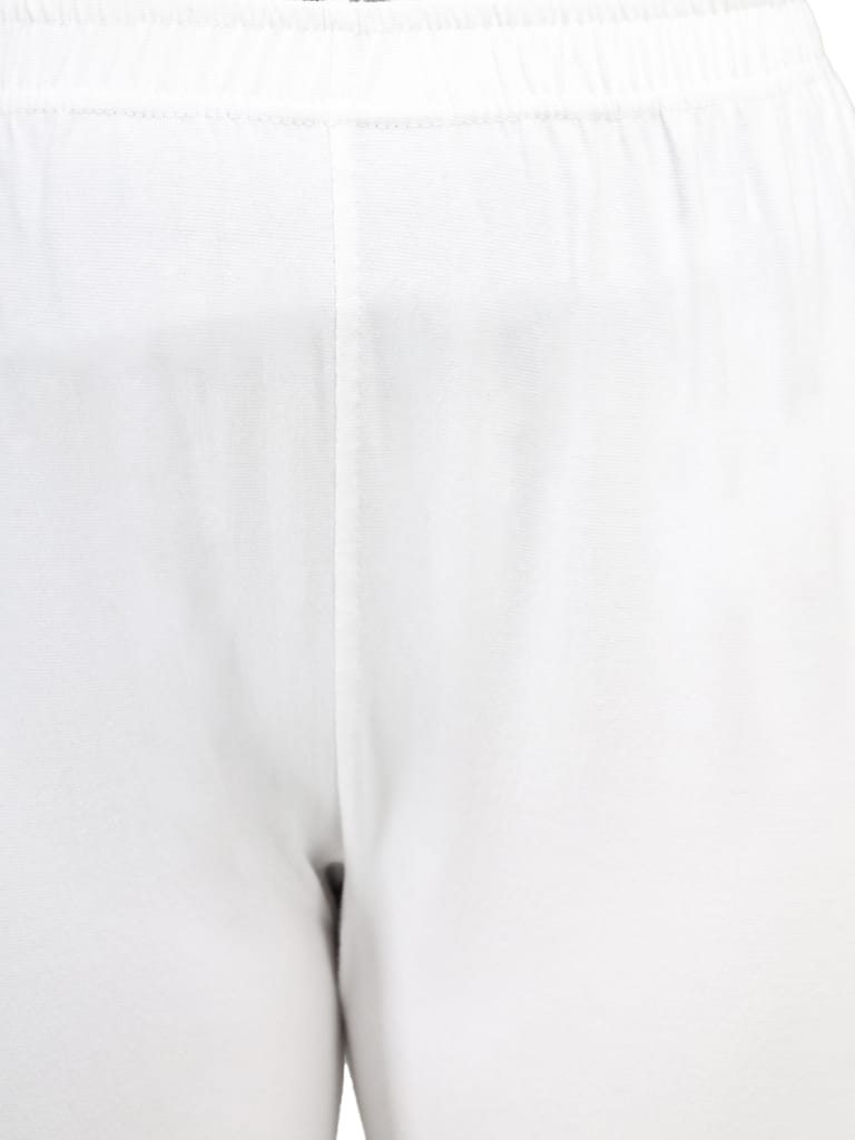 SOFT COLORS Women's Skinny Fit Ethnic Wear Churidar Leggings (White)