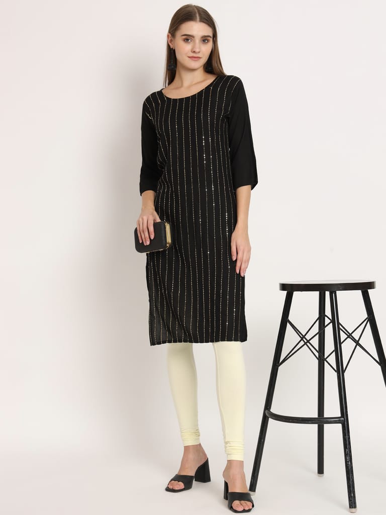 SOFT COLORS Women's Skinny Fit Ethnic Wear Churidar Leggings (Cream)