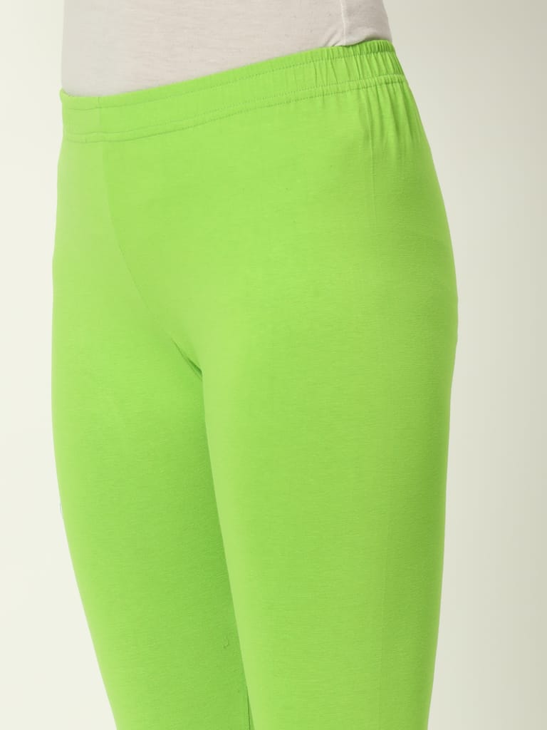 SOFT COLORS Women's Skinny Fit Ethnic Wear Churidar Leggings (Perrot)