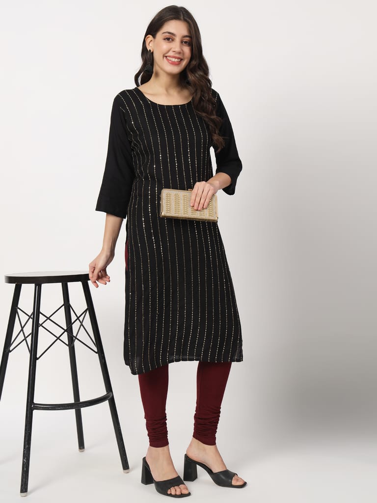 SOFT COLORS Women's Skinny Fit Ethnic Wear Churidar Leggings (Wine)