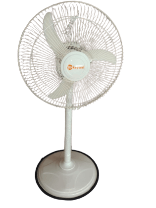 MyChetan High Speed 2400 RPM 400 MM Bullet Fan | Pedestal Fan | Farrata Fan With Adjustable Height with X-Flow Technology (Ivory)