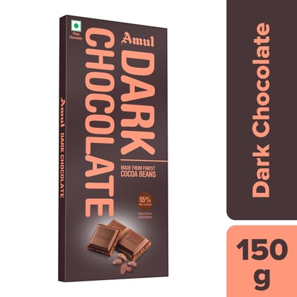 AMUL DARK CHOCOLATE 150G PACK