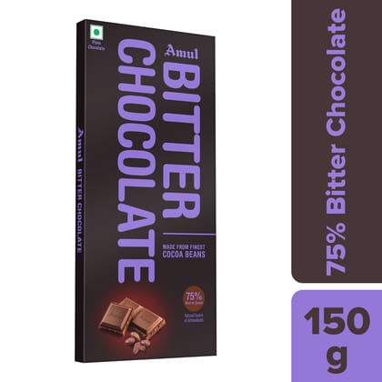 AMUL BITTER CHOCOLATE 150G