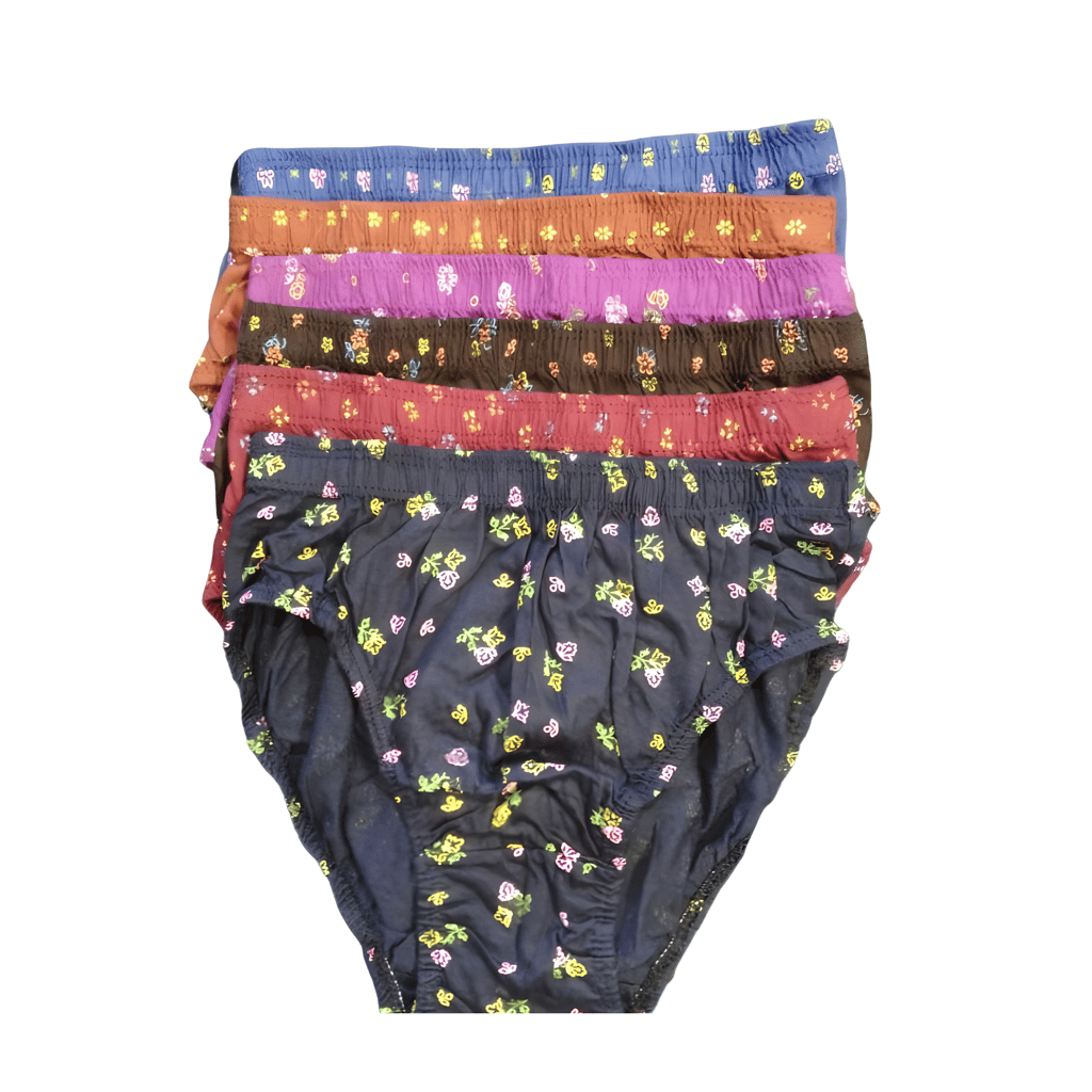 Maxolity® women's Daily wear Panties Briefs, Cotton Panty multicolor panties set, pack of 6