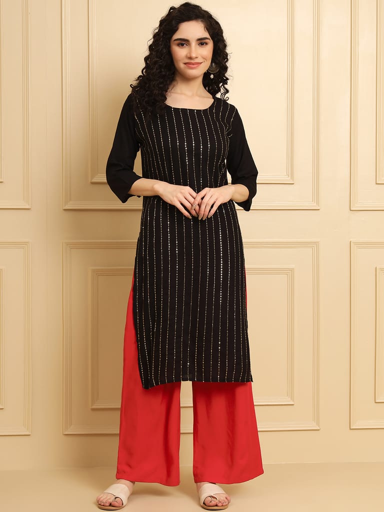 Soft Colors Regular Fit Pocket Palazzo (Magenta)