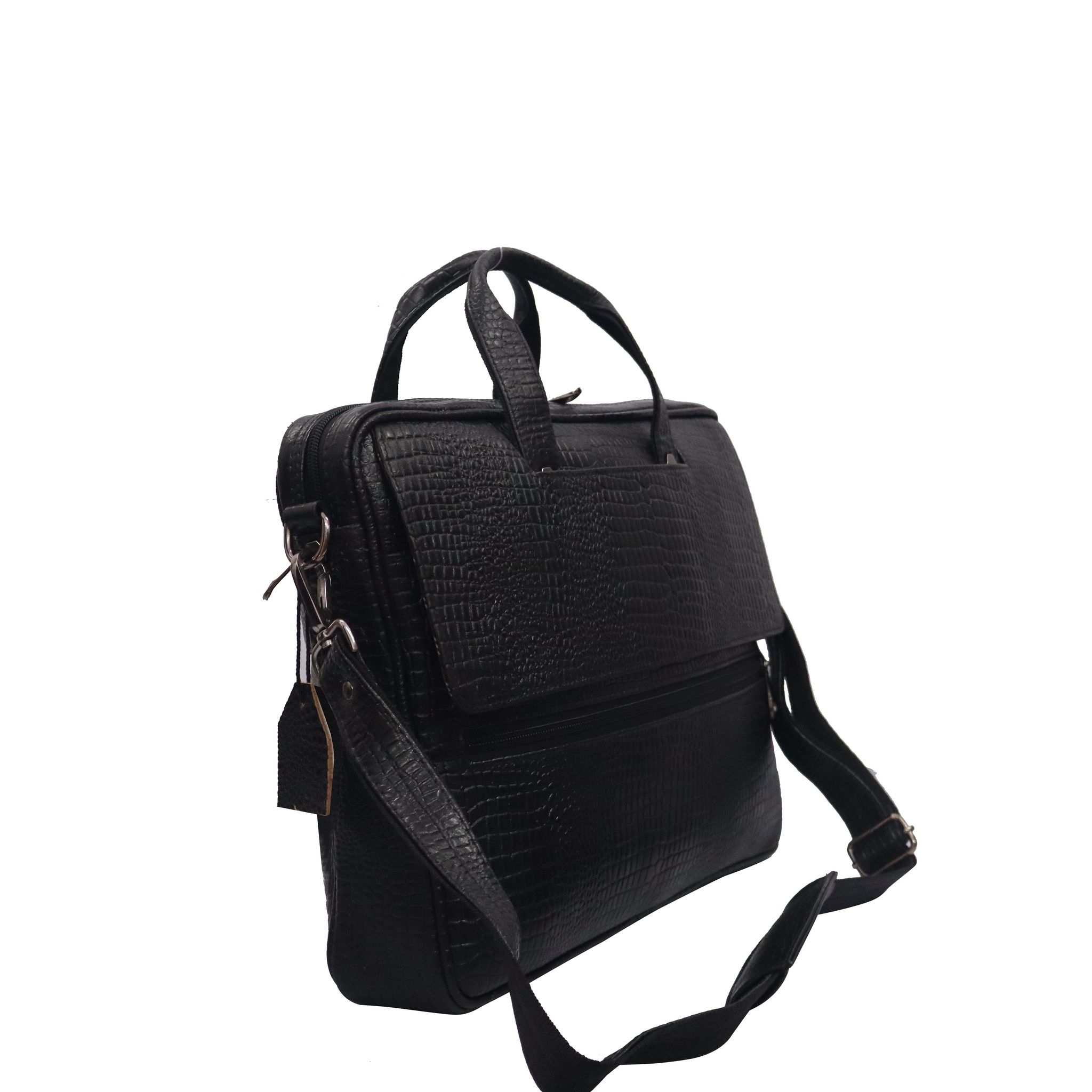 FHS Genuine Leather Office Bag - Brown  | Laptop bag for Men