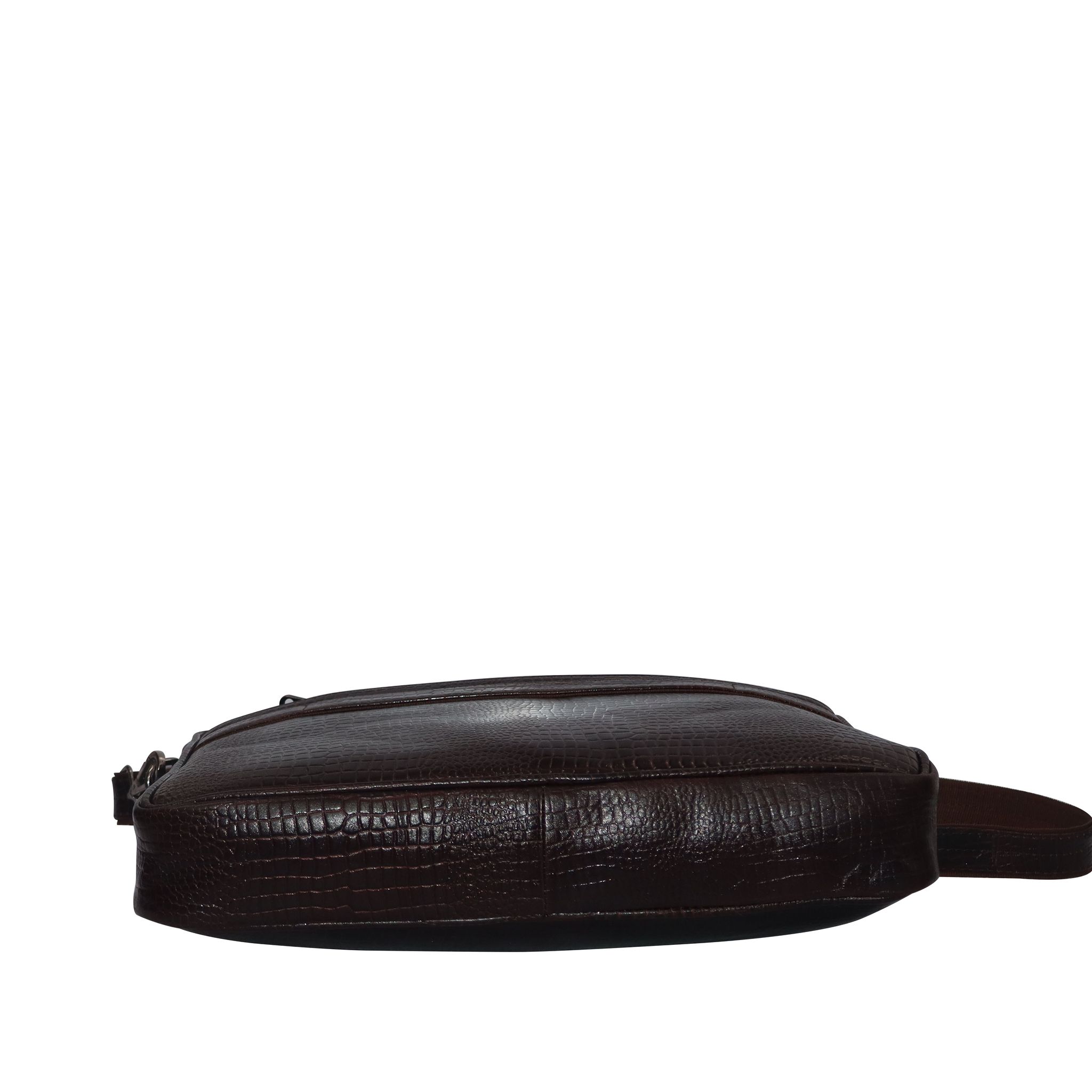 FHS Genuine Leather Office Bag - Brown  | Laptop bag for Men