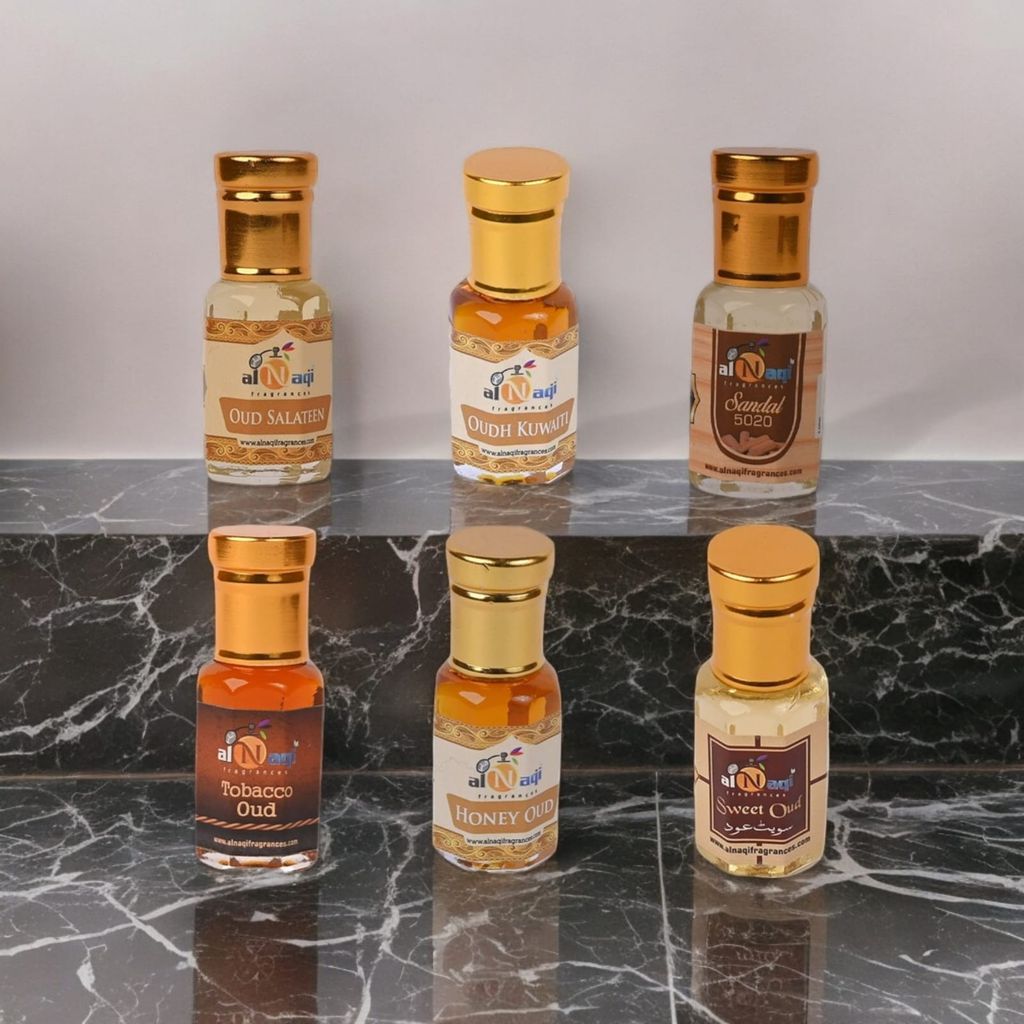Special Alnaqi Attar Combo of 6 (6ml each) |Pack of 6 | Luxury Attars| Gift Pack | Most Wanted Arabian Aroma | Unisex |