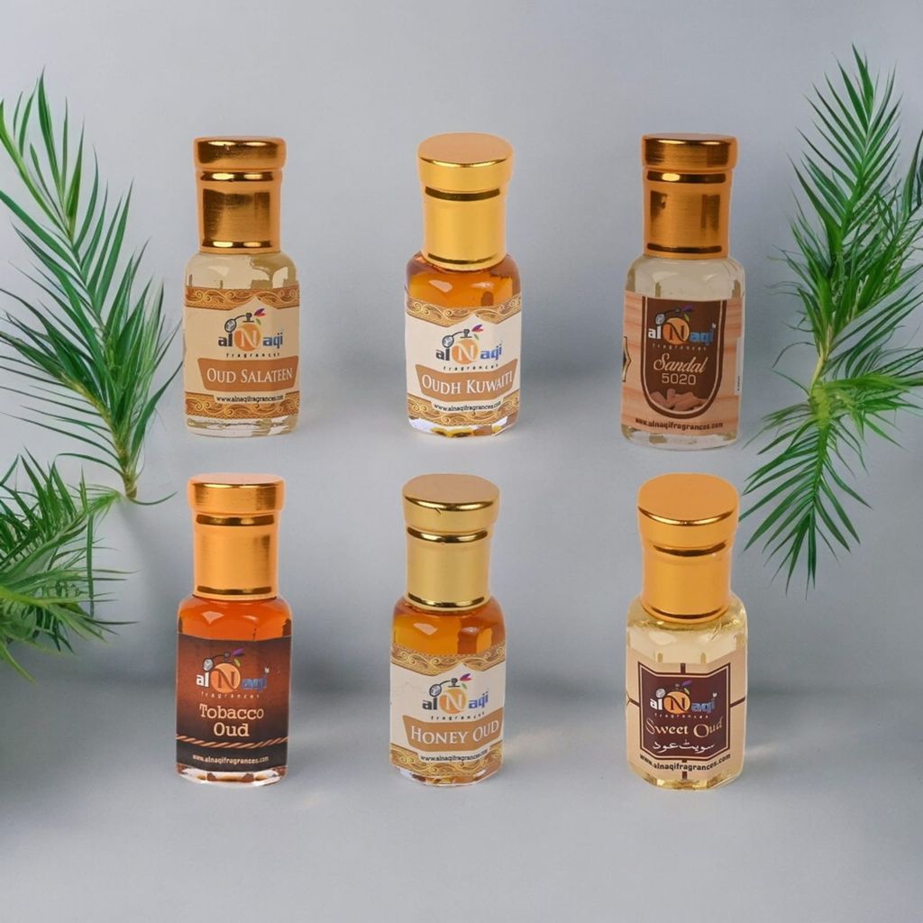 Special Alnaqi Attar Combo of 6 (6ml each) |Pack of 6 | Luxury Attars| Gift Pack | Most Wanted Arabian Aroma | Unisex |