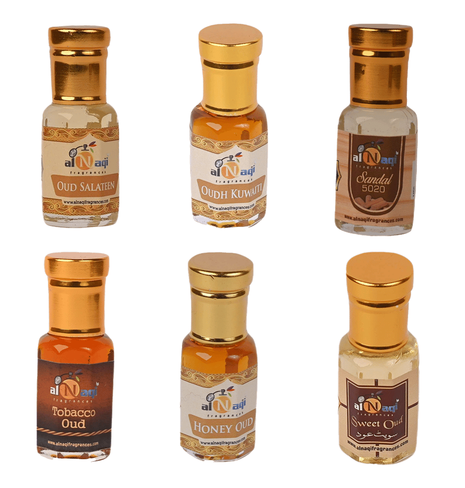 Special Alnaqi Attar Combo of 6 (6ml each) |Pack of 6 | Luxury Attars| Gift Pack | Most Wanted Arabian Aroma | Unisex |