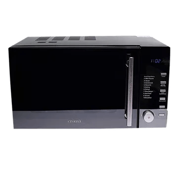 Croma 25L Convection Microwave Oven with LED Display (Black)