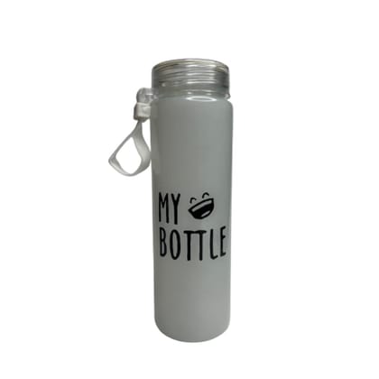 CRAFT CITY My Bottle Glass Water Bottle/Transparent Water Bottles for Home, Office, Gym, Picnic and Travelling/Stylish Glass Bottle CRAFT CITY My Bottle Glass Water Bottle/Transparent Water Bottles for Home, Office, Gym, Picnic and Travelling/Stylish Glass Bottle