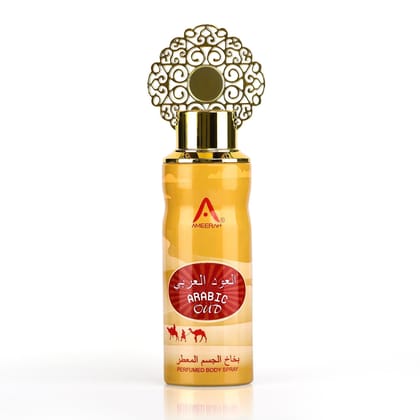 Ameerah Arabic Oud Long Lasting Perfumed Deodorant Spray - For Men & Women  (200 ml)