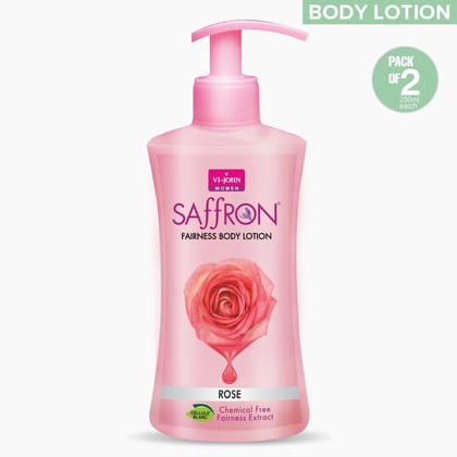 VI-JOHN Body Lotion Combo Of 2 | 250 ML Each | For Men And Women | All Skin Types | Rose 500 ML