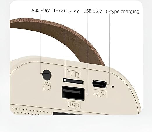 S669 Speaker Machine Bluetooth-Compatible Wireless Karaoke Mic Speaker Multi-Compatibility Modes, RGB Lights | Party POP Bluetooth Speaker with Mic (Multicolor)