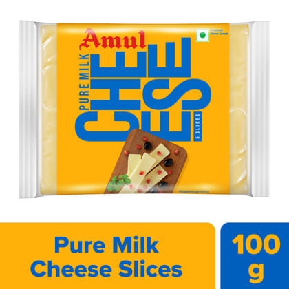 AMUL PROCESSED CHEESE SLICES 100 GM