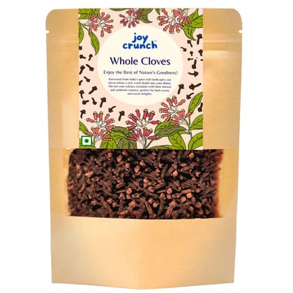 Joy Crunch Premium Cloves Whole 100gm | Kerala Cloves Original | Rich In Nutrition | Sabut Laung | Ground Clove | Clove Whole