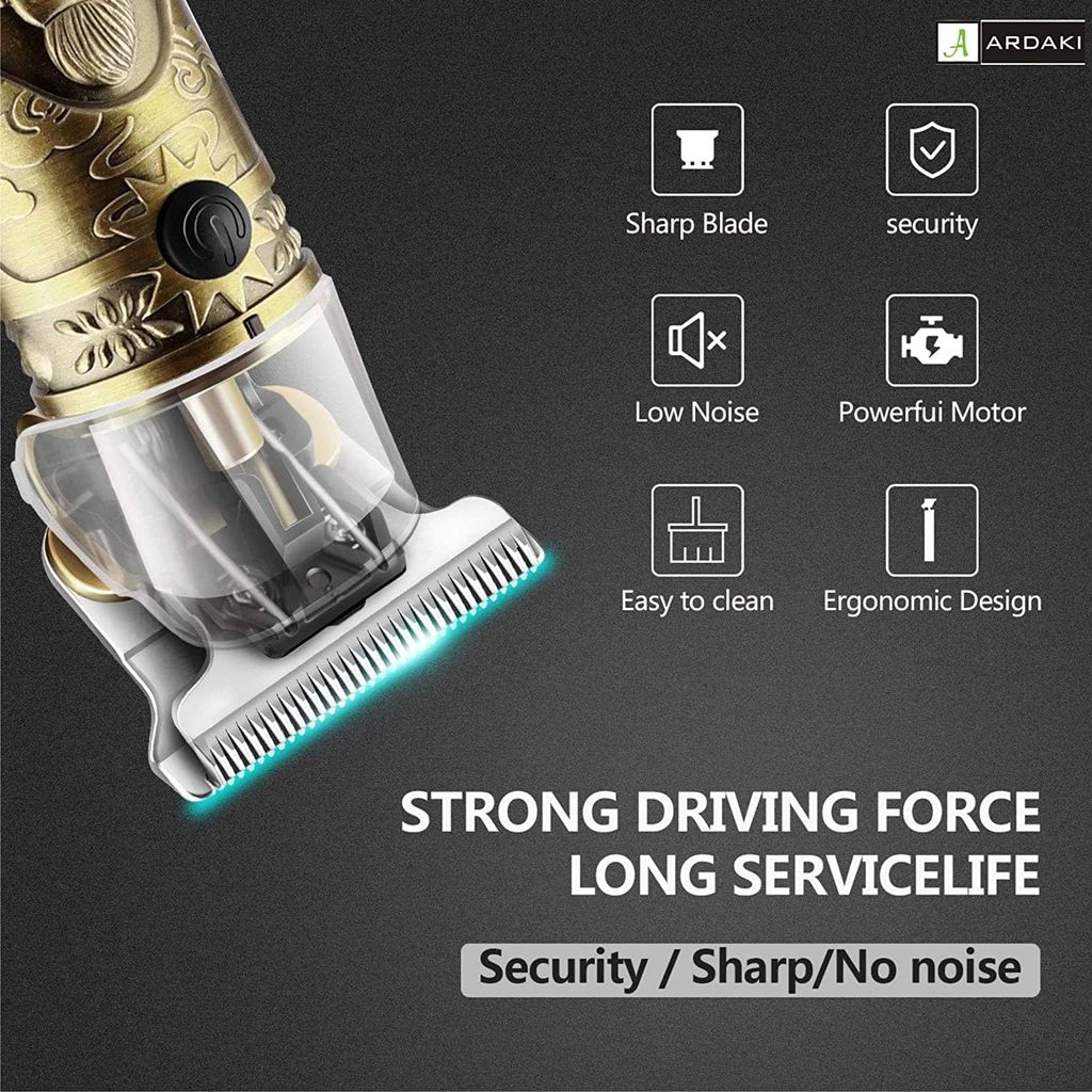 Hair Trimmer Men Beard Trimmer For Men,Trimmer,Professional Hair Clipper,Adjustable Blade Clipper,Hair Trimmer&Shaver For Men,Close Cut Precise Hair Machine (Metal Body)